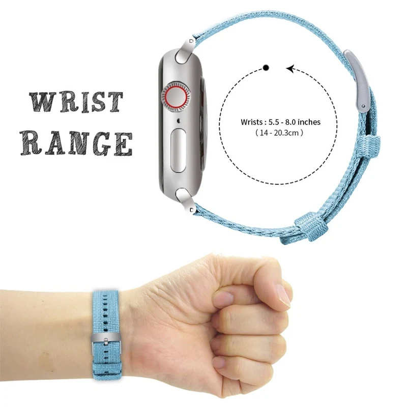 Zeitlos Apple Watch Series 4 44mm Textil / Nylon armband