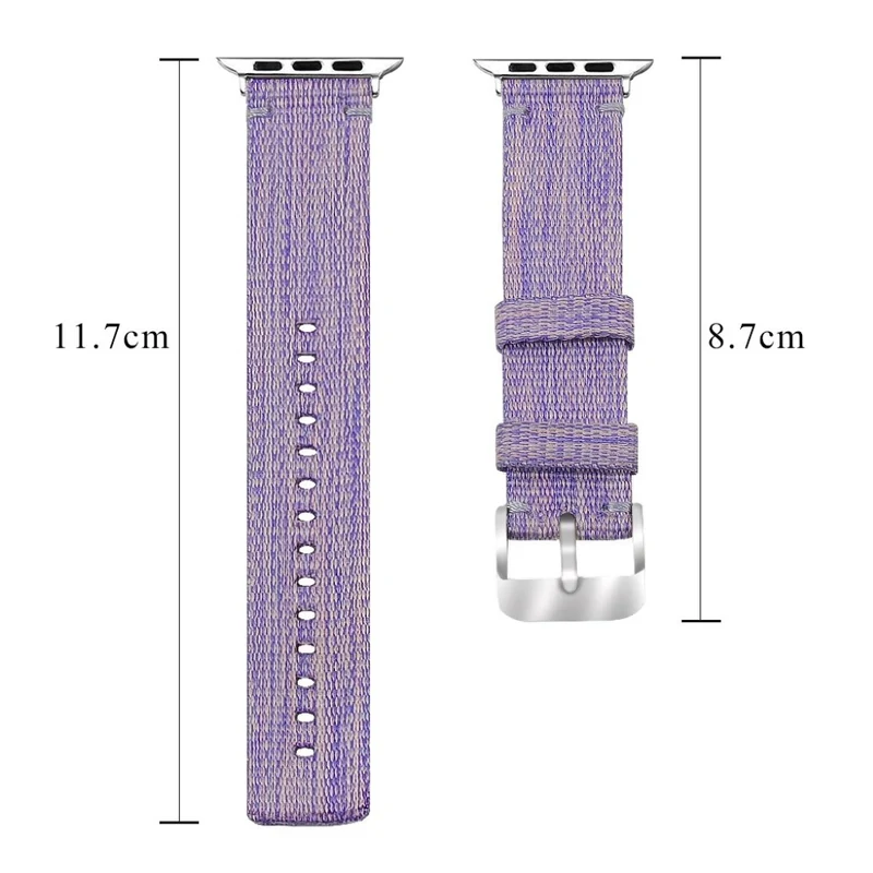 Zeitlos Apple Watch Series 4 44mm Textil / Nylon armband