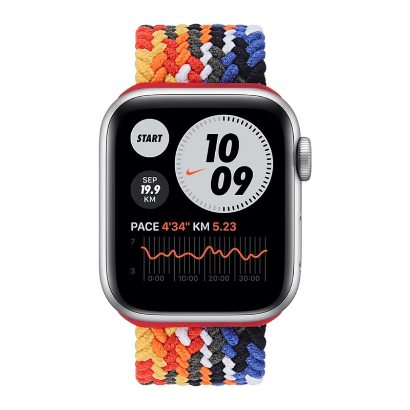 Mega süß Apple Watch Series 7 41mm Textil / Nylon armband - Größe: M