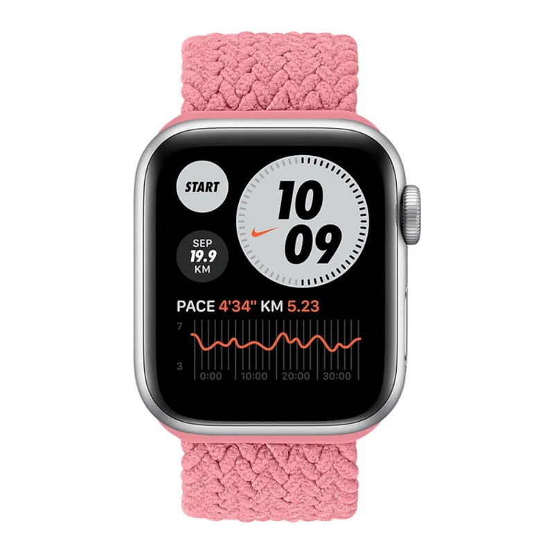 Mega süß Apple Watch Series 7 41mm Textil / Nylon armband - Größe: M
