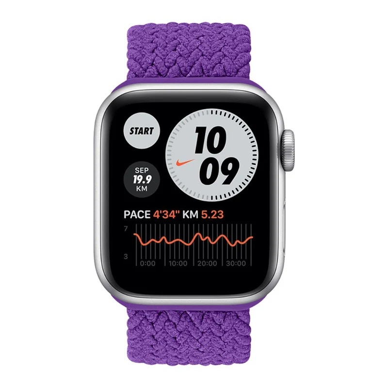 Mega süß Apple Watch Series 7 41mm Textil / Nylon armband - Größe: M