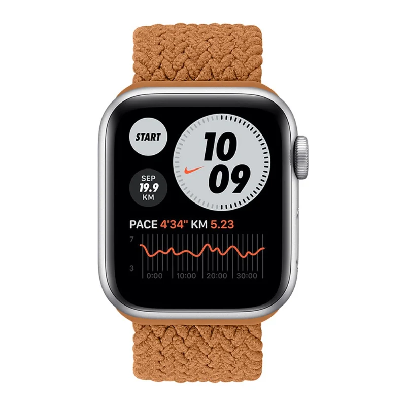 Stark Apple Watch Series 7 41mm Textil / Nylon armband - Größe: L