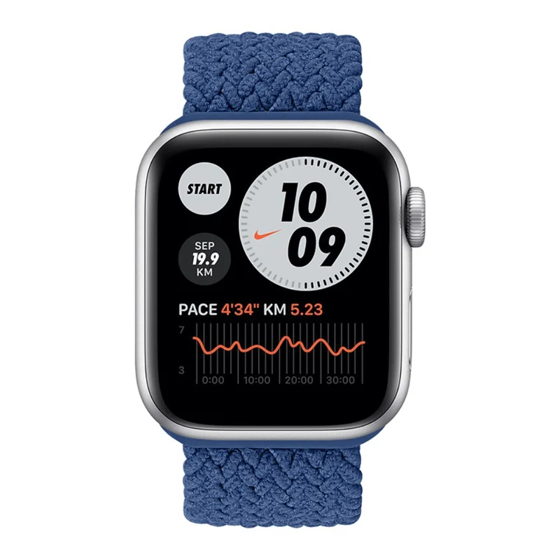 Stark Apple Watch Series 7 41mm Textil / Nylon armband - Größe: L