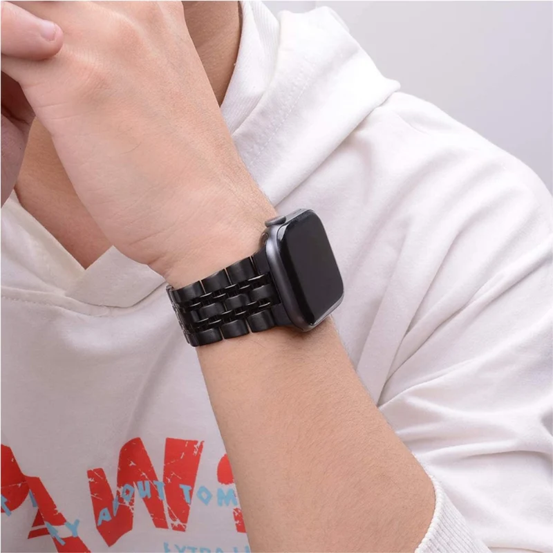 Super stylisch Apple Watch Series 7 41mm Metall armband