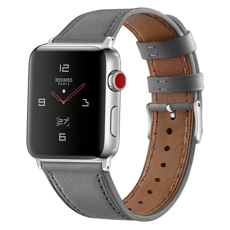 Mega modisch Apple Watch Series 7 41mm Echtes Leder armband