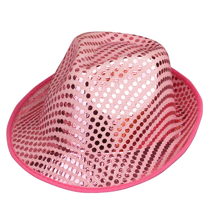 Schimmernder Party Fedora Hut