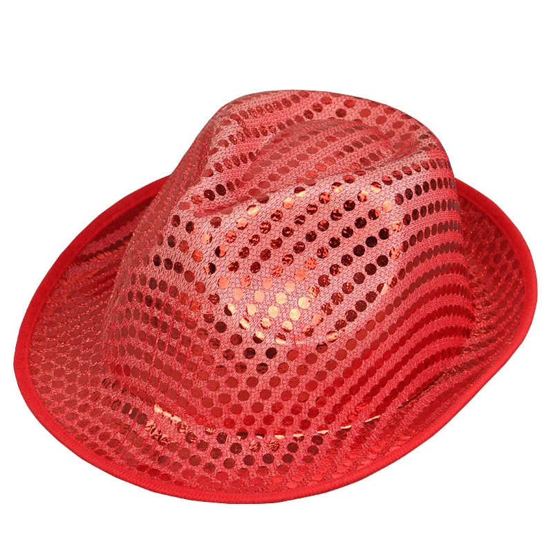 Schimmernder Party Fedora Hut