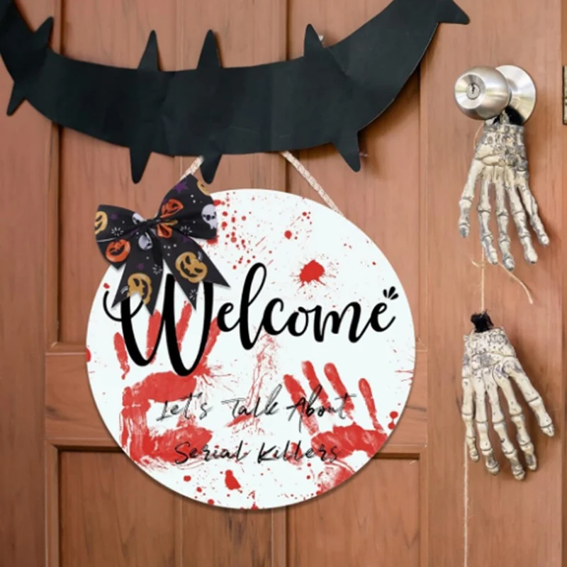 Halloween-Themen Dekor Willkommensschild