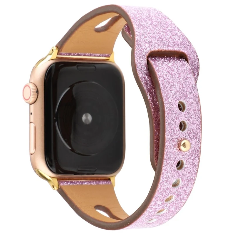 Reizend Apple Watch Series 4 44mm Echtes Leder armband