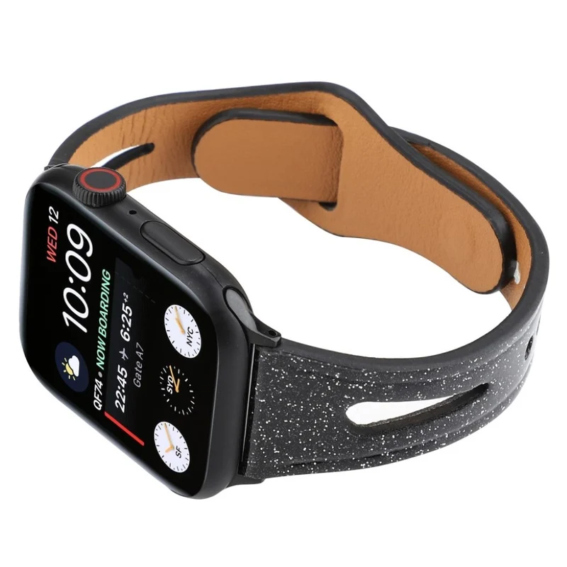 Reizend Apple Watch Series 4 44mm Echtes Leder armband