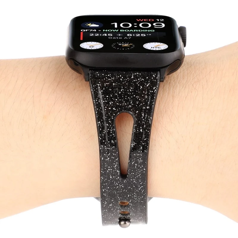 Reizend Apple Watch Series 4 44mm Echtes Leder armband