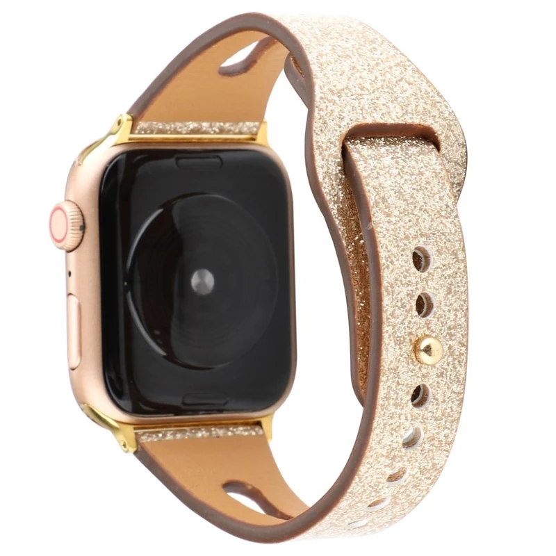 Reizend Apple Watch Series 4 44mm Echtes Leder armband