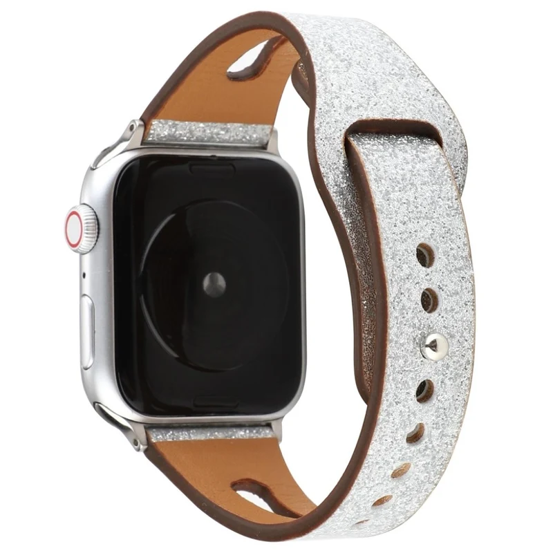 Reizend Apple Watch Series 4 44mm Echtes Leder armband