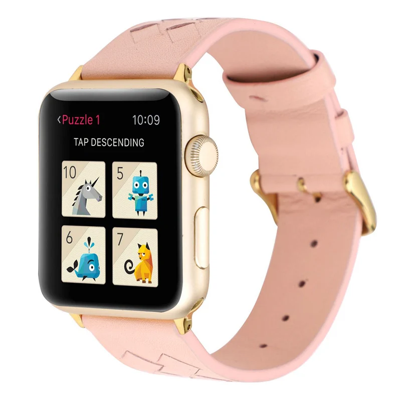 Mega süß Apple Watch Series 4 44mm Echtes Leder armband