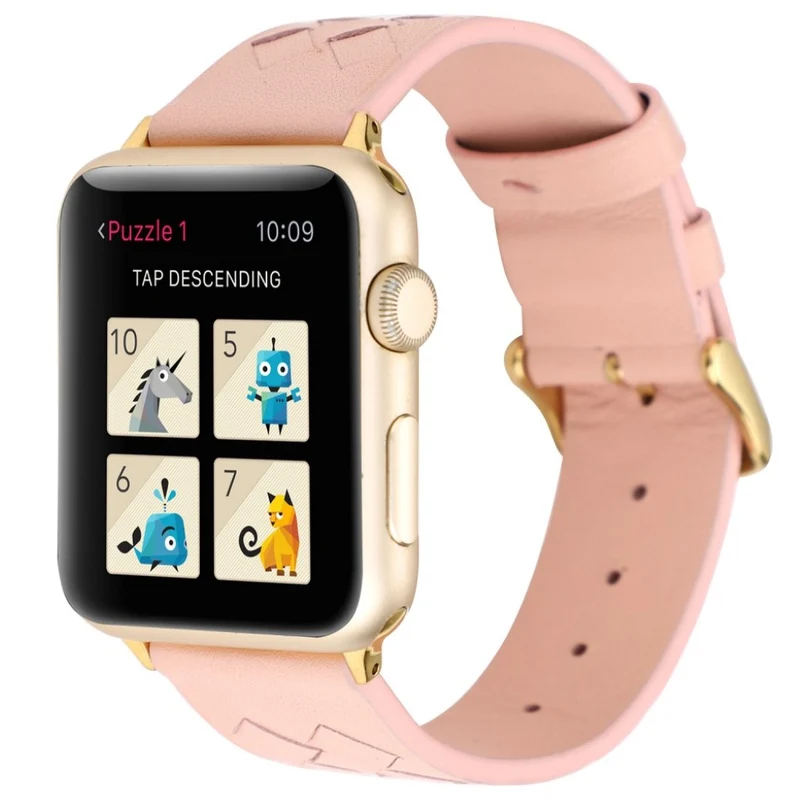 Mega süß Apple Watch Series 4 44mm Echtes Leder armband