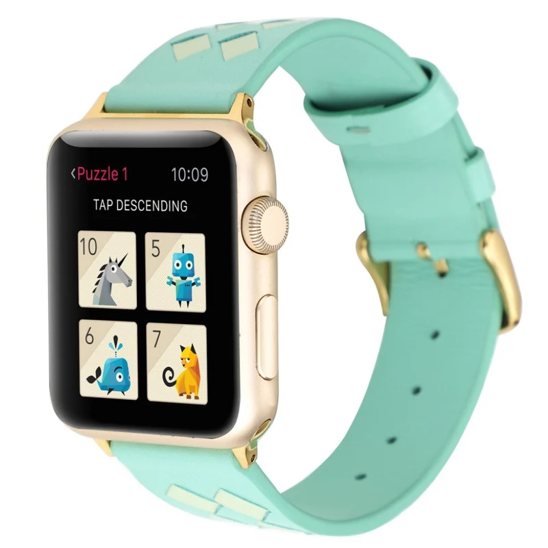 Mega süß Apple Watch Series 4 44mm Echtes Leder armband
