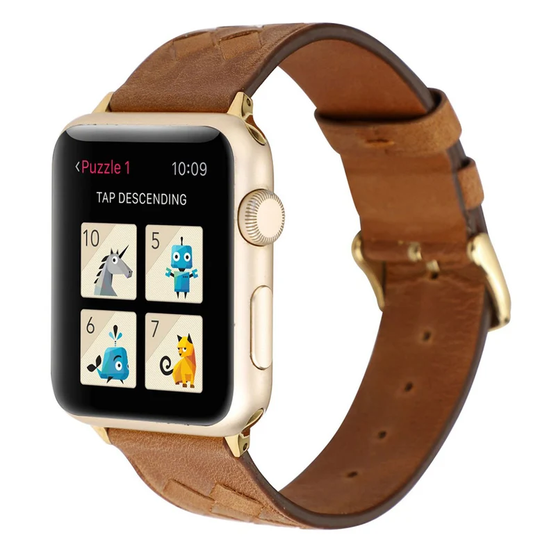 Mega süß Apple Watch Series 4 44mm Echtes Leder armband