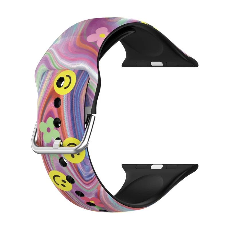 Mega cool Apple Watch Series 7 45mm Silikon / TPU armband