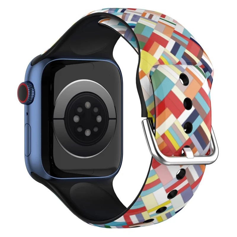 Mega cool Apple Watch Series 7 45mm Silikon / TPU armband