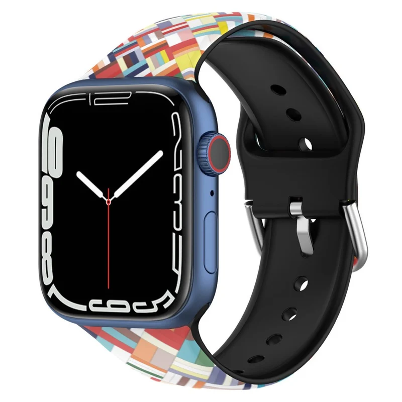 Mega cool Apple Watch Series 7 45mm Silikon / TPU armband
