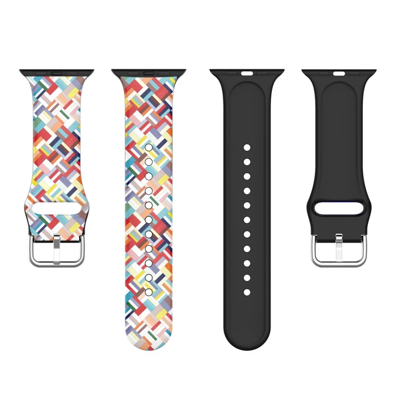 Mega cool Apple Watch Series 7 45mm Silikon / TPU armband