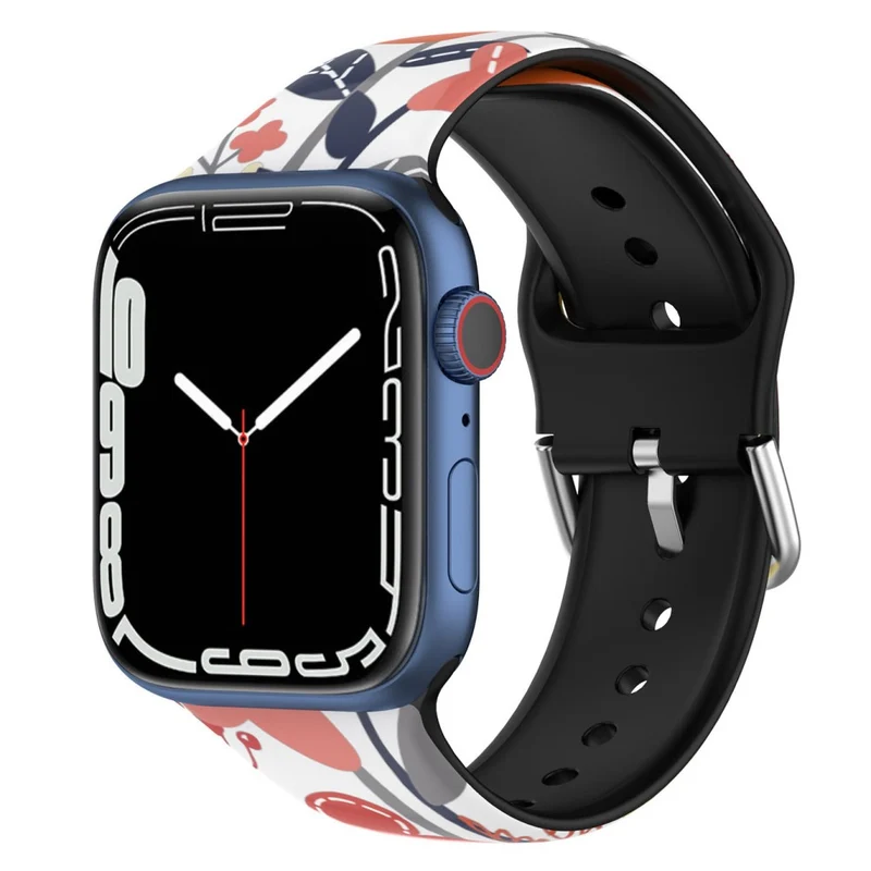 Mega cool Apple Watch Series 7 45mm Silikon / TPU armband