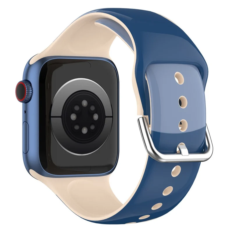 Mega cool Apple Watch Series 7 45mm Silikon / TPU armband