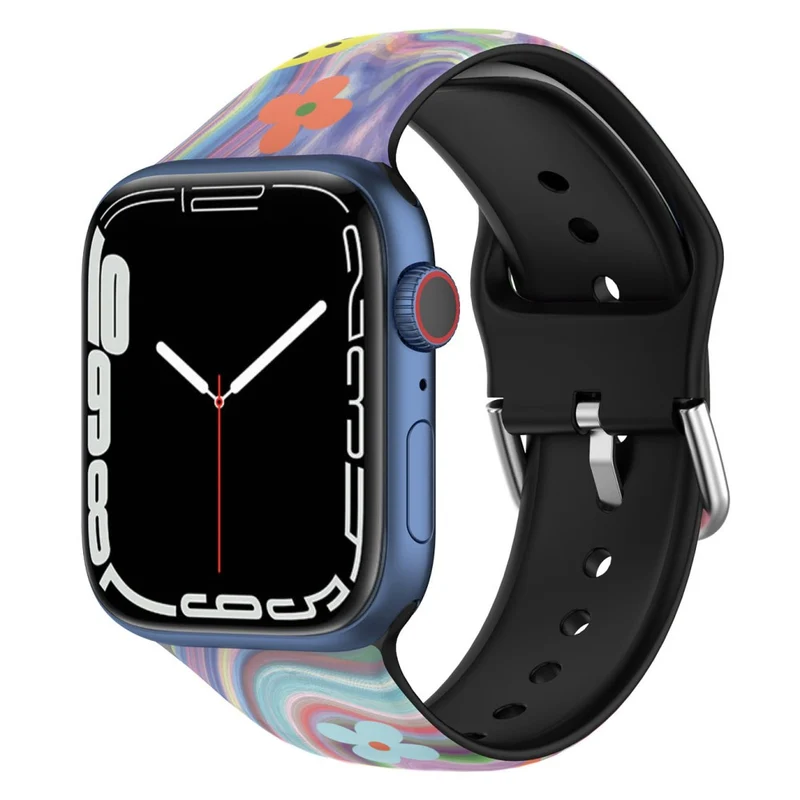 Mega cool Apple Watch Series 7 45mm Silikon / TPU armband