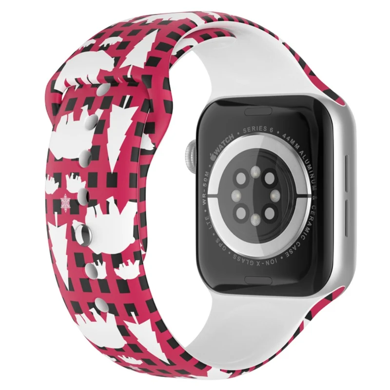Reizend Apple Watch Series 7 45mm Silikon / TPU armband - Größe: L