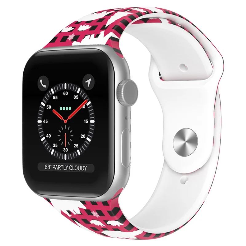 Reizend Apple Watch Series 7 45mm Silikon / TPU armband - Größe: L