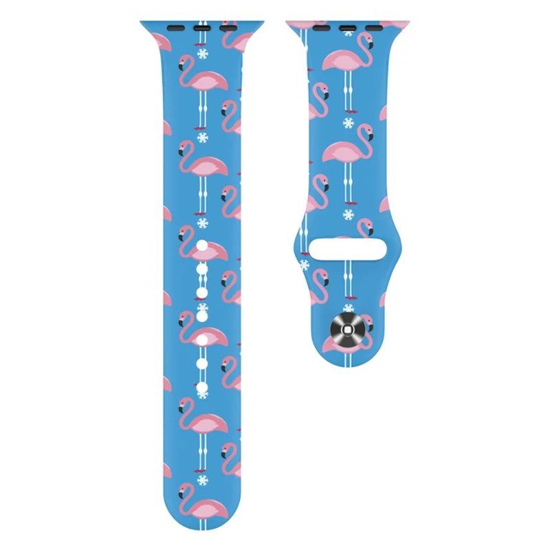 Reizend Apple Watch Series 7 45mm Silikon / TPU armband - Größe: L