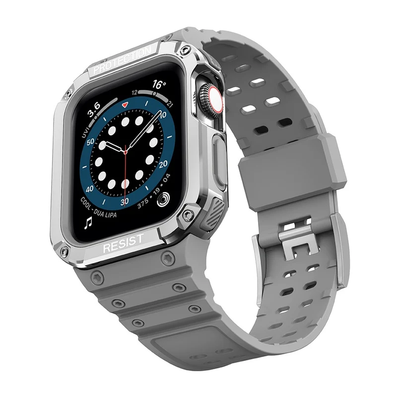 Robust Apple Watch Series 7 45mm Silikon / TPU armband
