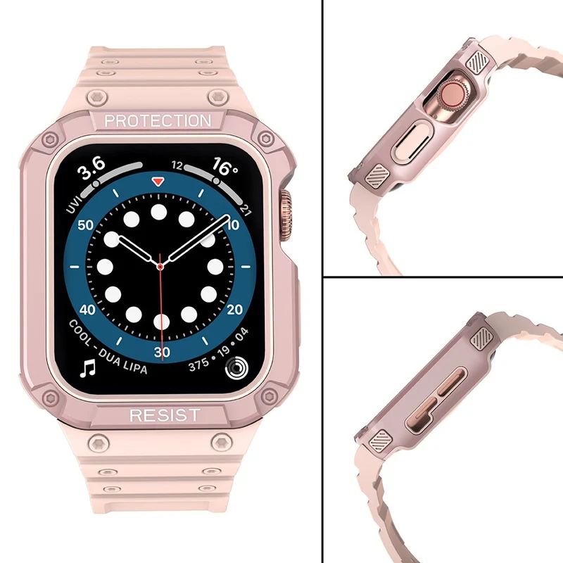 Robust Apple Watch Series 7 45mm Silikon / TPU armband
