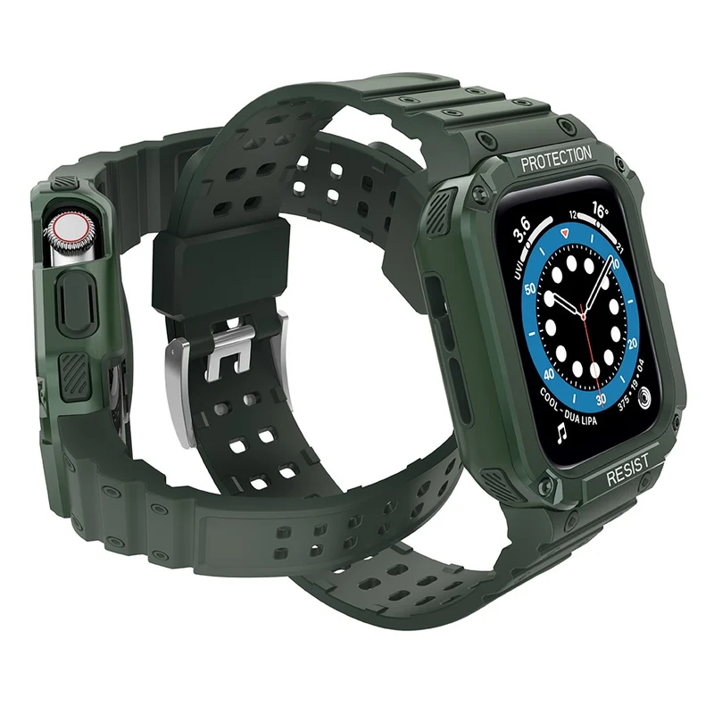 Robust Apple Watch Series 7 45mm Silikon / TPU armband
