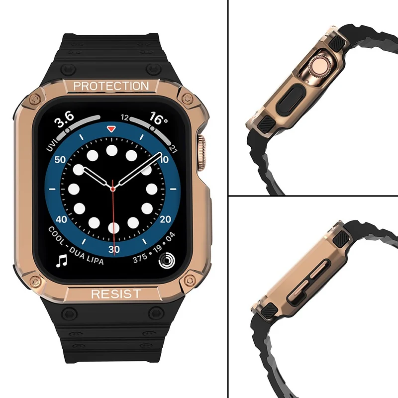 Robust Apple Watch Series 7 45mm Silikon / TPU armband