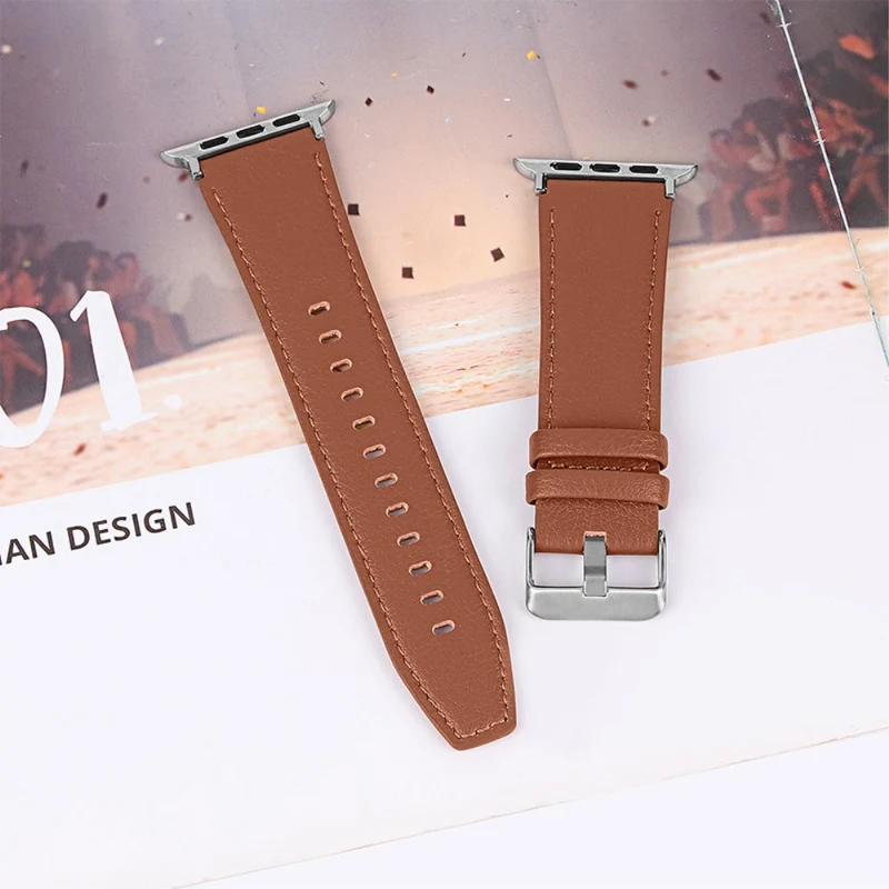 Super schön Apple Watch Series 7 45mm Echtes Leder armband