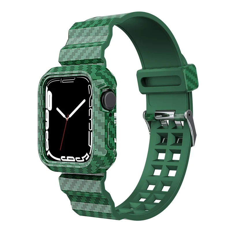 Mega gut Apple Watch Series 7 45mm Silikon / TPU armband