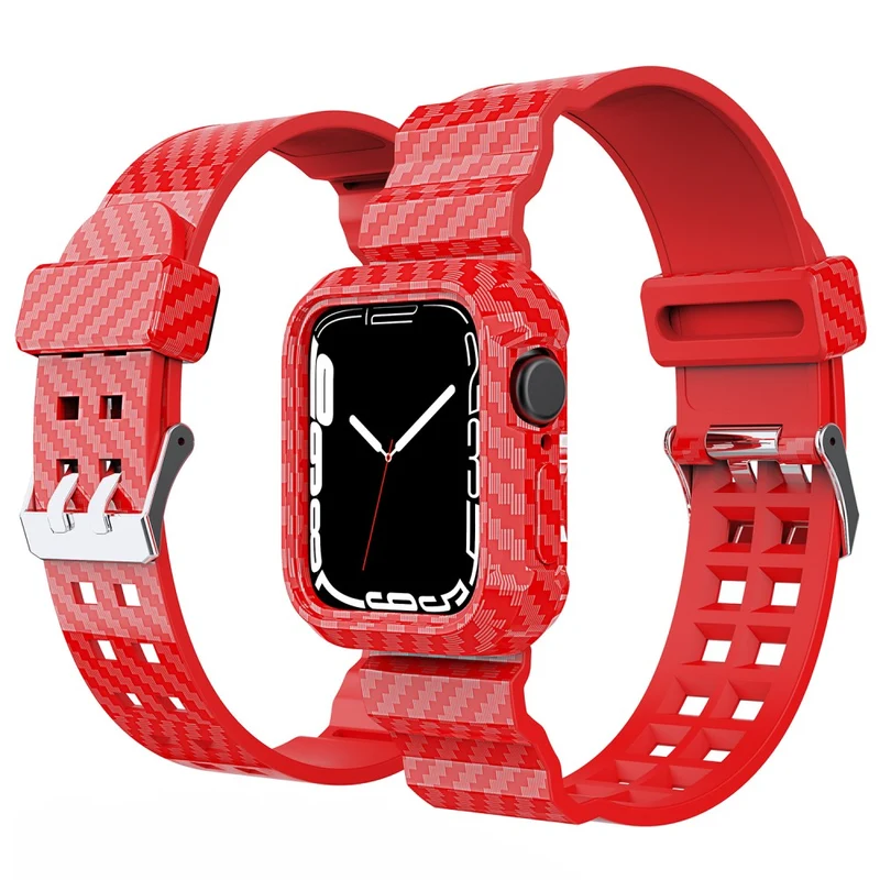 Mega gut Apple Watch Series 7 45mm Silikon / TPU armband