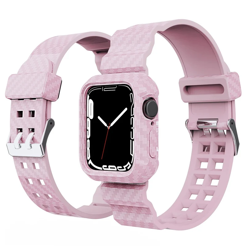 Mega gut Apple Watch Series 7 45mm Silikon / TPU armband