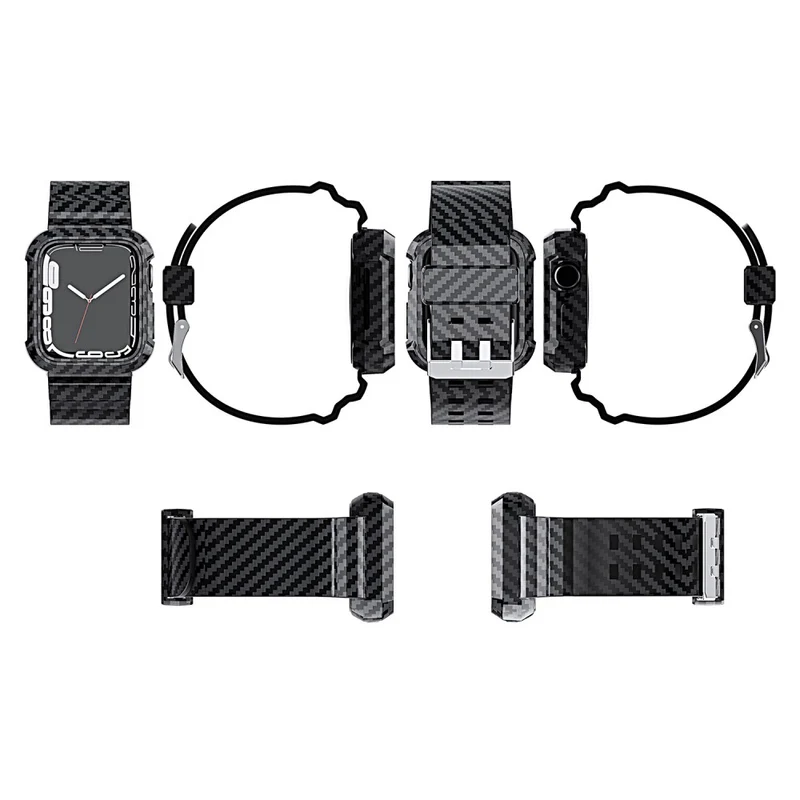 Mega gut Apple Watch Series 7 45mm Silikon / TPU armband