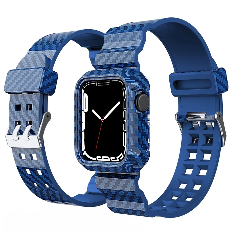 Mega gut Apple Watch Series 7 45mm Silikon / TPU armband