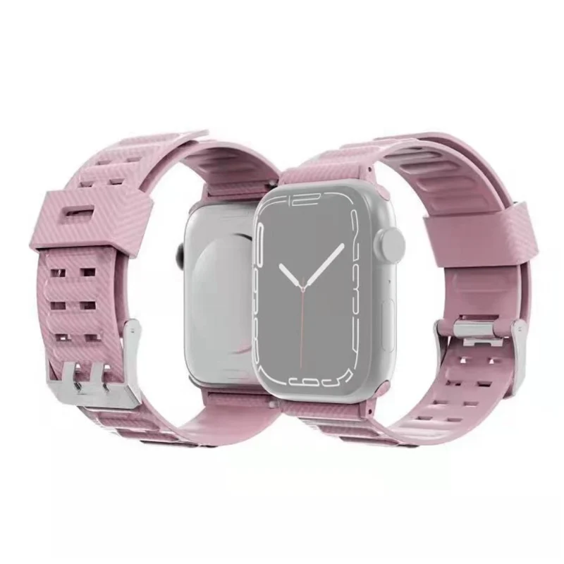 Cool Apple Watch Series 7 45mm Silikon / TPU armband