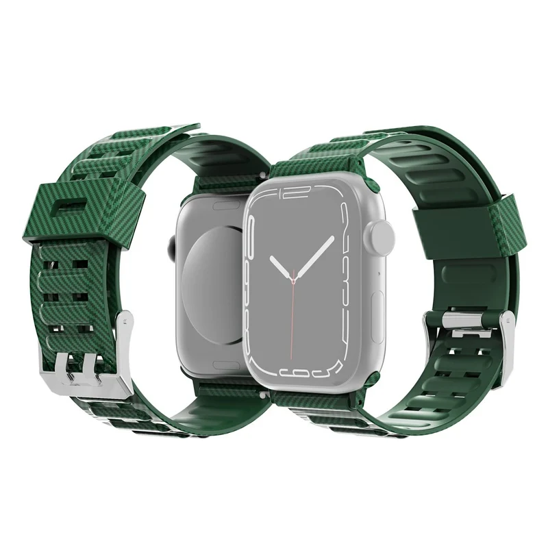 Cool Apple Watch Series 7 45mm Silikon / TPU armband