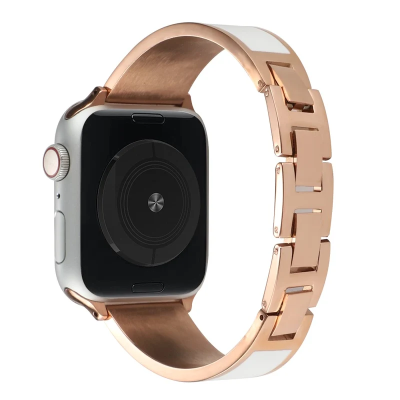 Super zuverlässig Apple Watch Series 7 41mm Metall armband