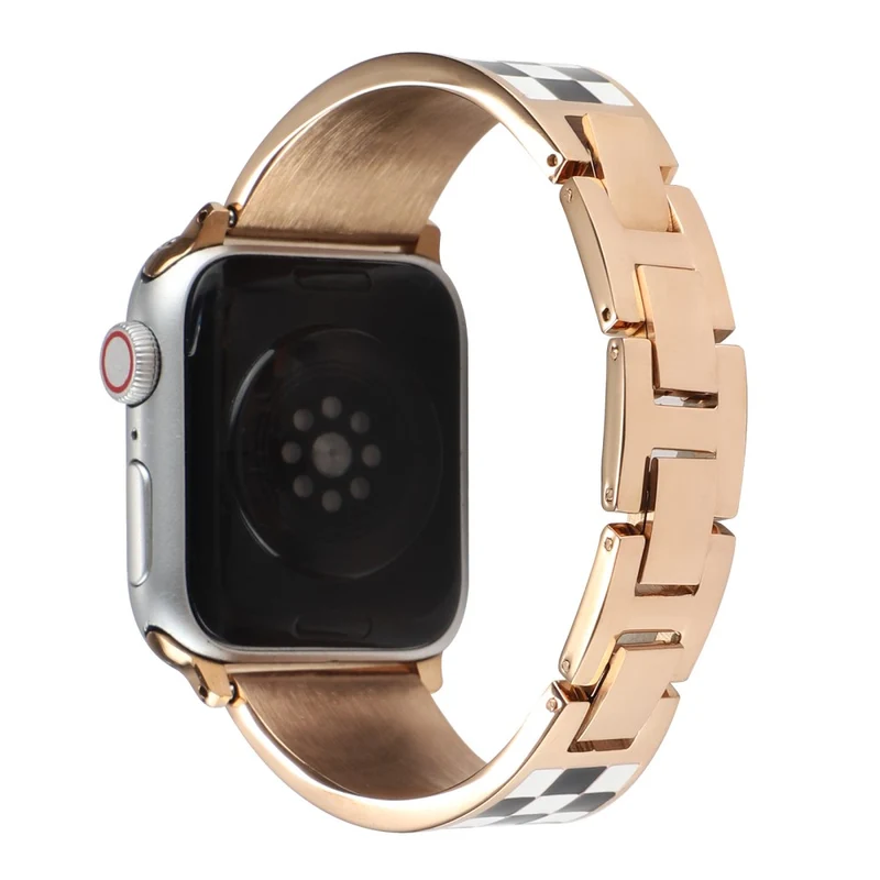 Super zuverlässig Apple Watch Series 7 41mm Metall armband