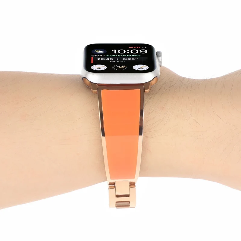 Super zuverlässig Apple Watch Series 7 41mm Metall armband