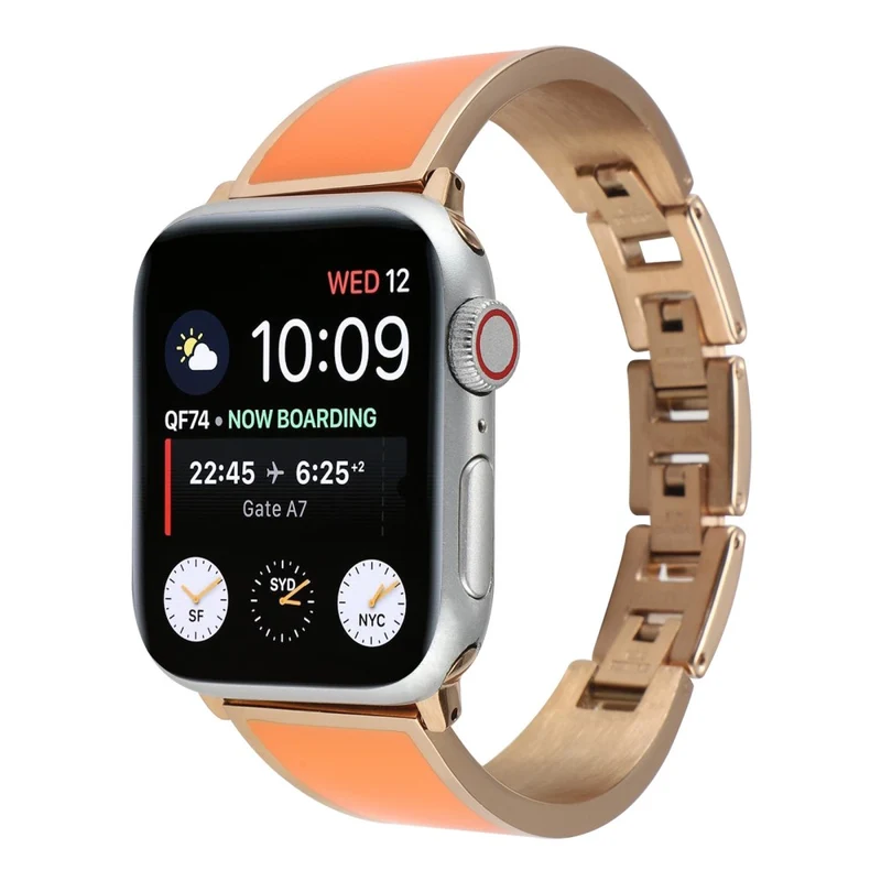 Super zuverlässig Apple Watch Series 7 41mm Metall armband