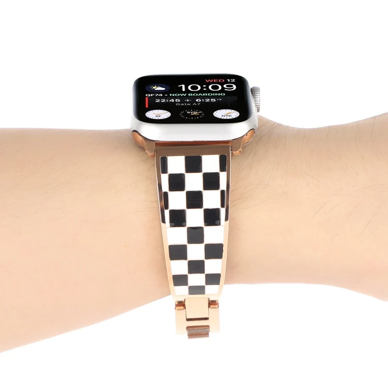 Super zuverlässig Apple Watch Series 7 41mm Metall armband