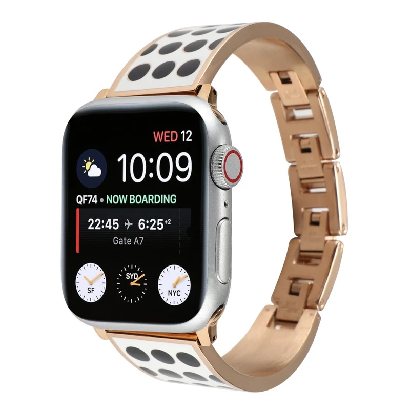 Super zuverlässig Apple Watch Series 7 41mm Metall armband