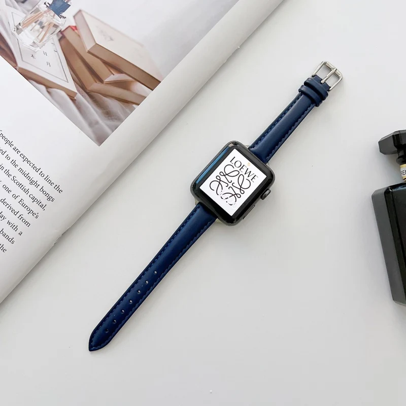 Großartig Apple Watch Series 7 41mm Echtes Leder armband